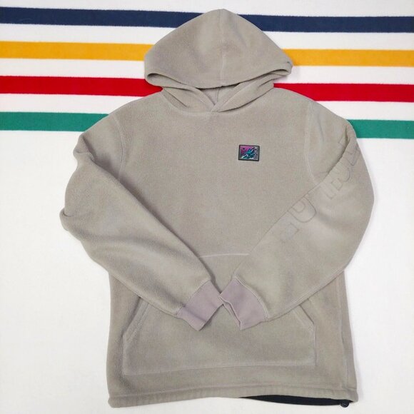 Burton Westmate Polartec Pullover Hoodie‎ Mens S Oatmeal Gray Drawcord 153128 - Picture 1 of 5